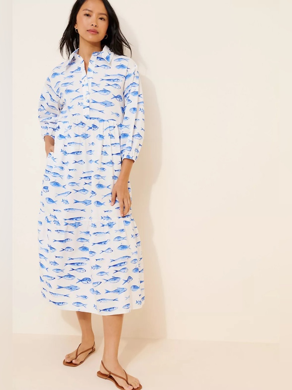 New Anthropologie Maeve The Bettina Shirt Dress Size Xs